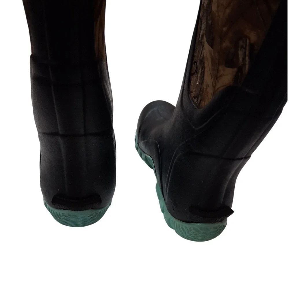 TIDEWE Rubber Boots for Women Multi-Season with Steel‎ Shank, Tree Camo Size 5